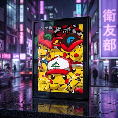 Pokémon: Pikachu Persona 3D Poster