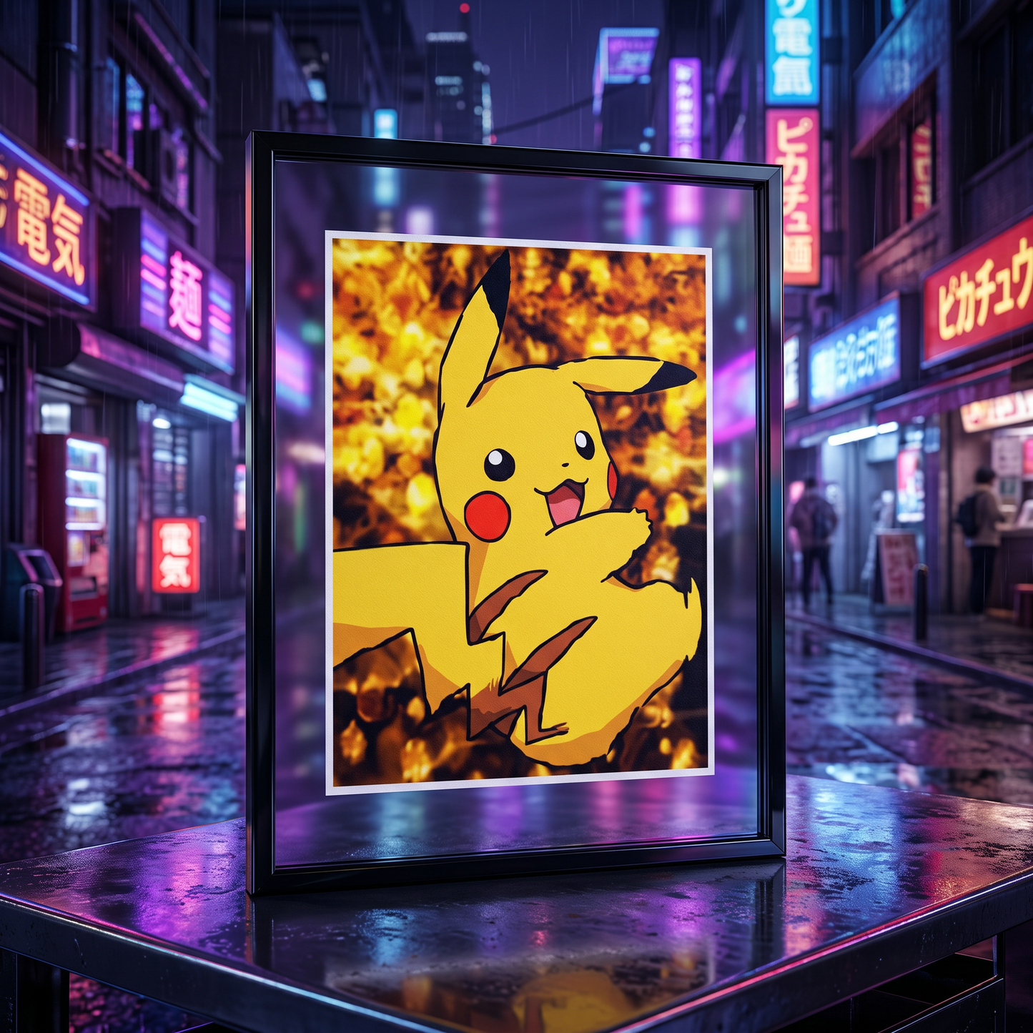 Pokémon: Pikachu Persona 3D Poster