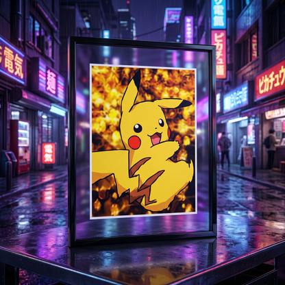 Pokémon: Pikachu Persona 3D Poster