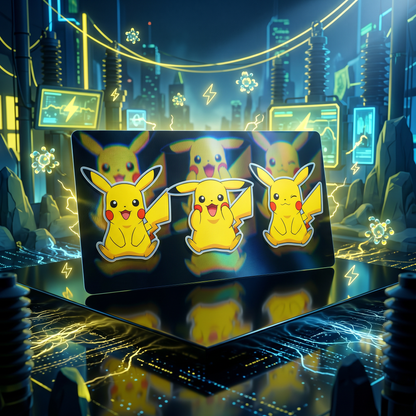 Pokemon: Pikachu 3D Stickers