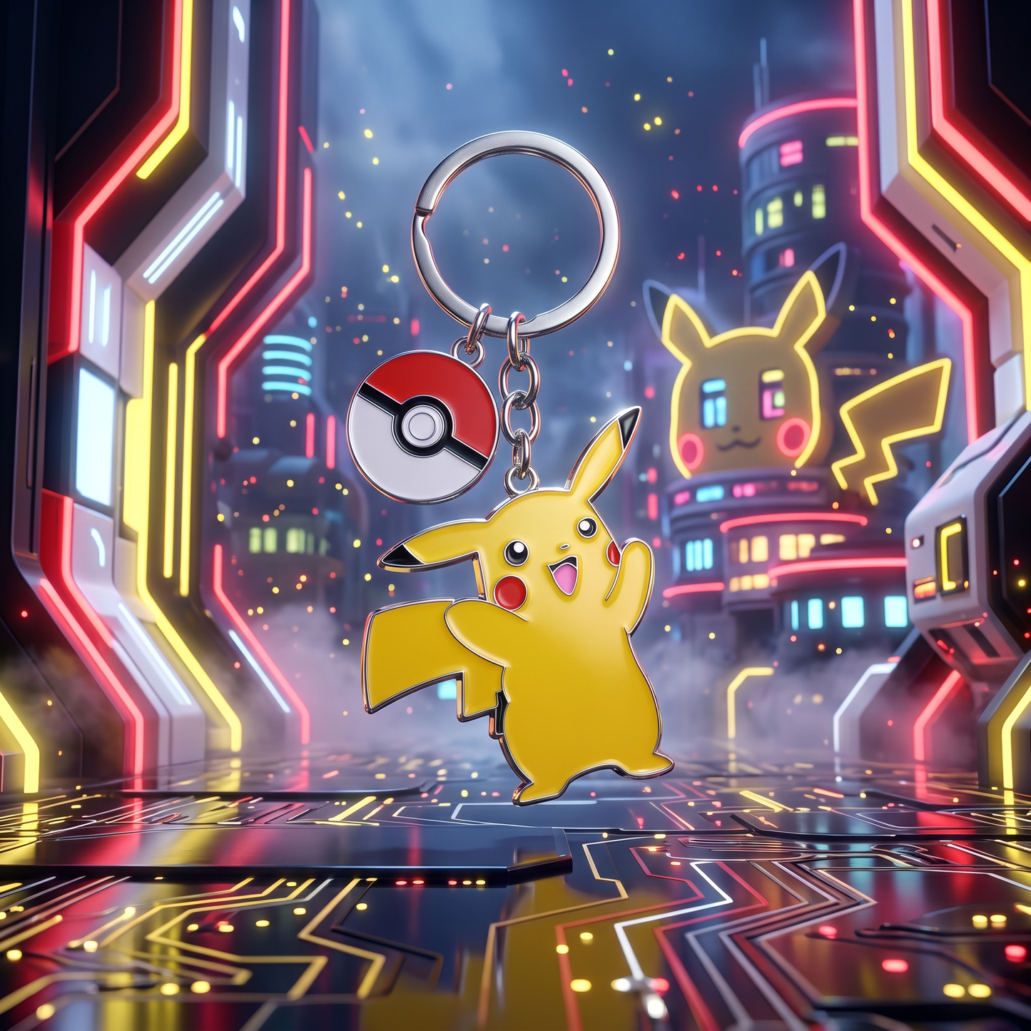 Pokémon: Metal Character Keychain