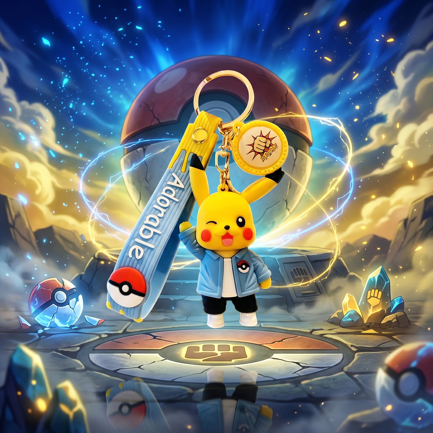 Pokémon: 3D Character Wristlet Keychains
