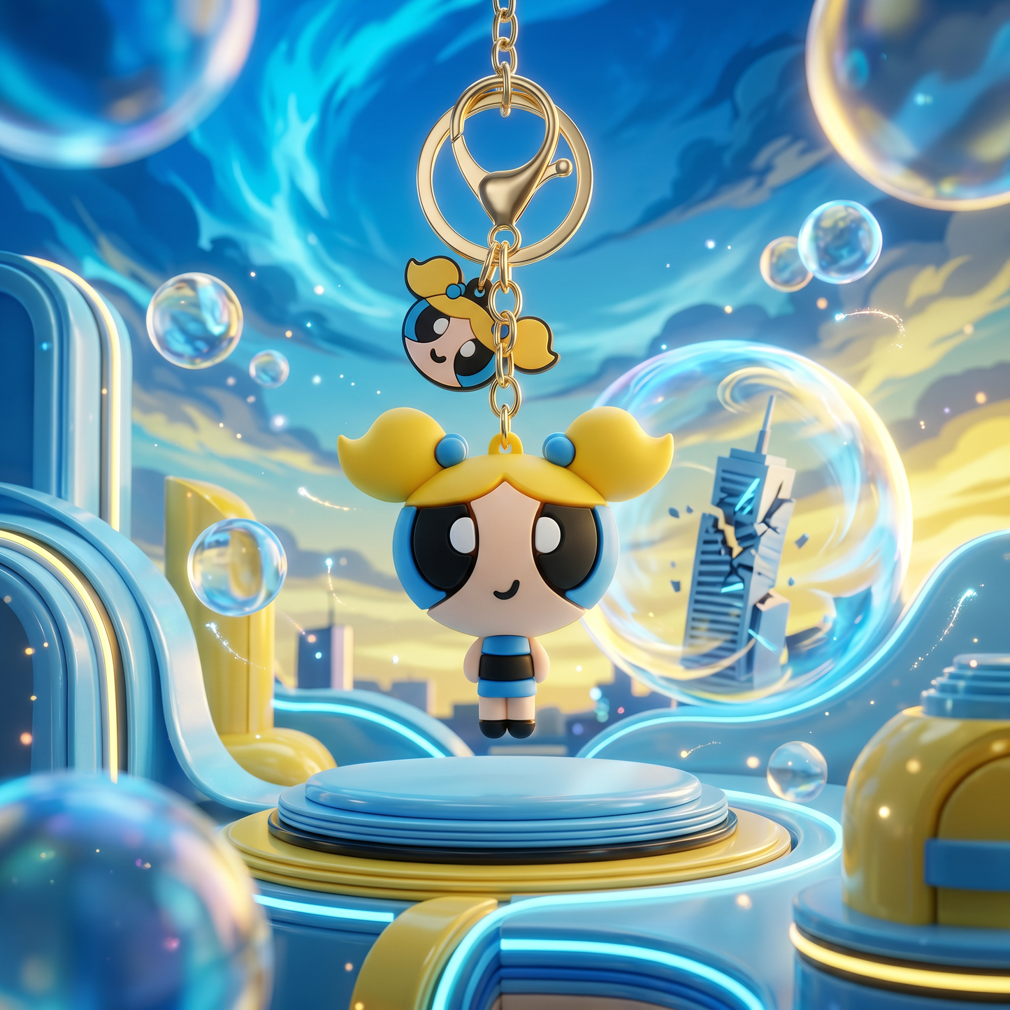 Powerpuff Girls Keychain