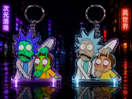 Rick & Morty 3D Keychain
