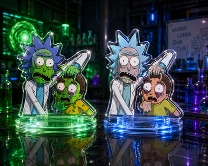 Rick and Morty 3D Stickers
