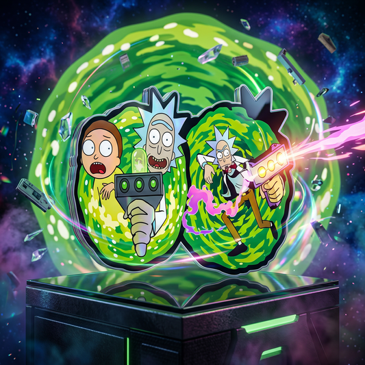 Rick and Morty 3D Stickers
