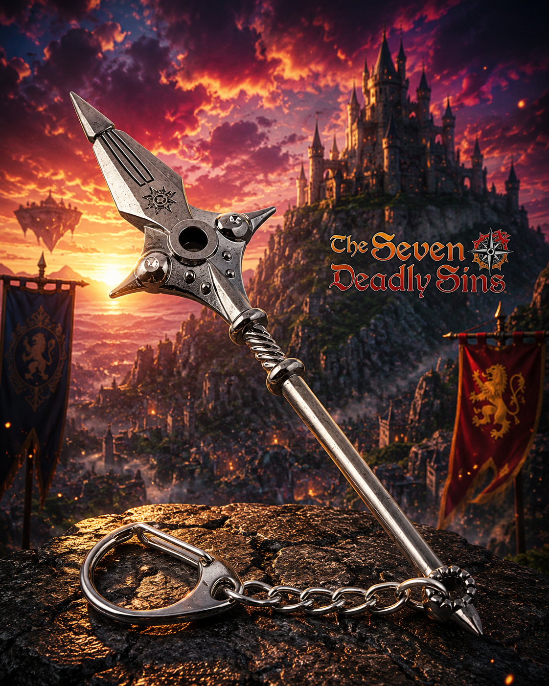 Seven Deadly Sins: Legendary Weapons Keychains