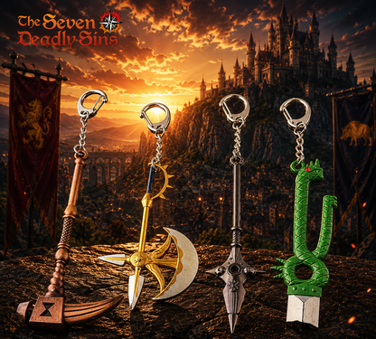 Seven Deadly Sins: Legendary Weapons Keychains