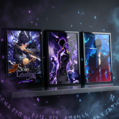Solo Leveling: Shadow Monarch 3D Poster