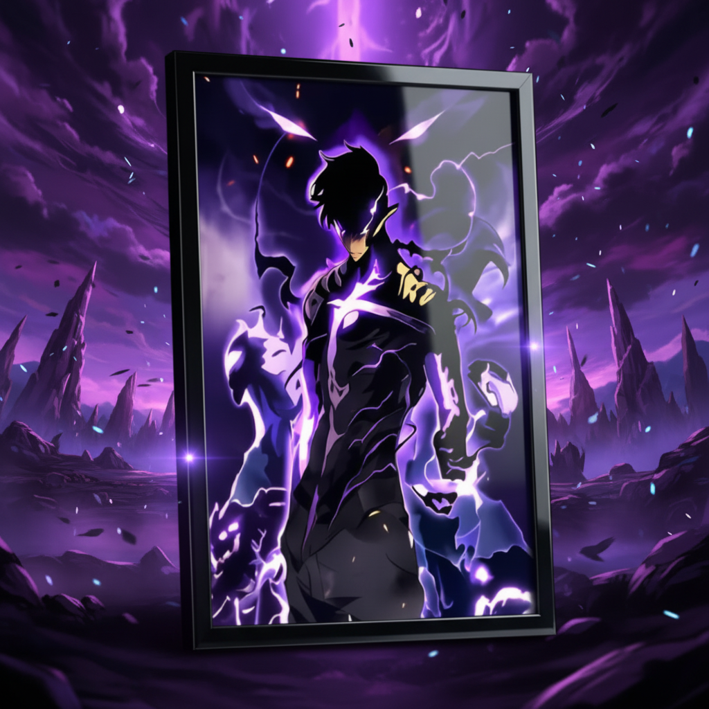 Solo Leveling: Shadow Monarch 3D Poster