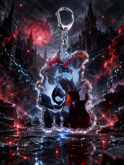 Solo Leveling: Chibi Monarch Acrylic Keychains