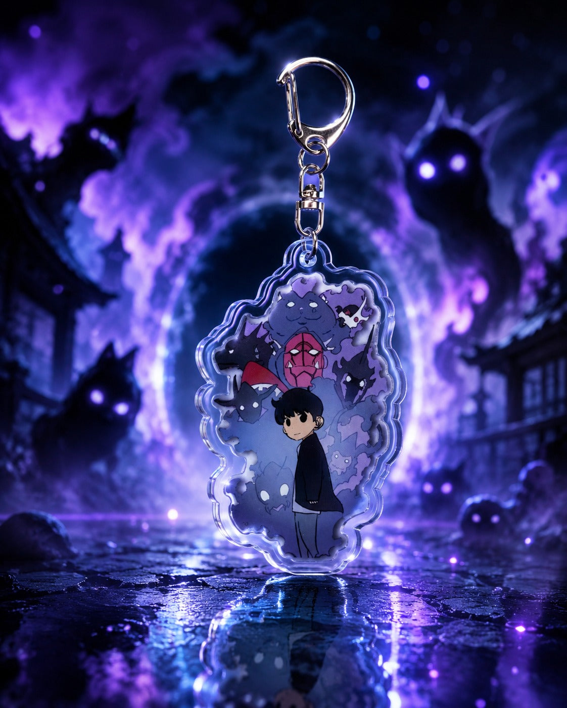 Solo Leveling: Chibi Monarch Acrylic Keychains