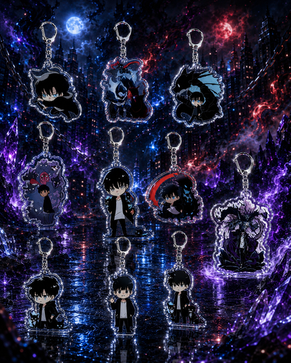 Solo Leveling: Chibi Monarch Acrylic Keychains