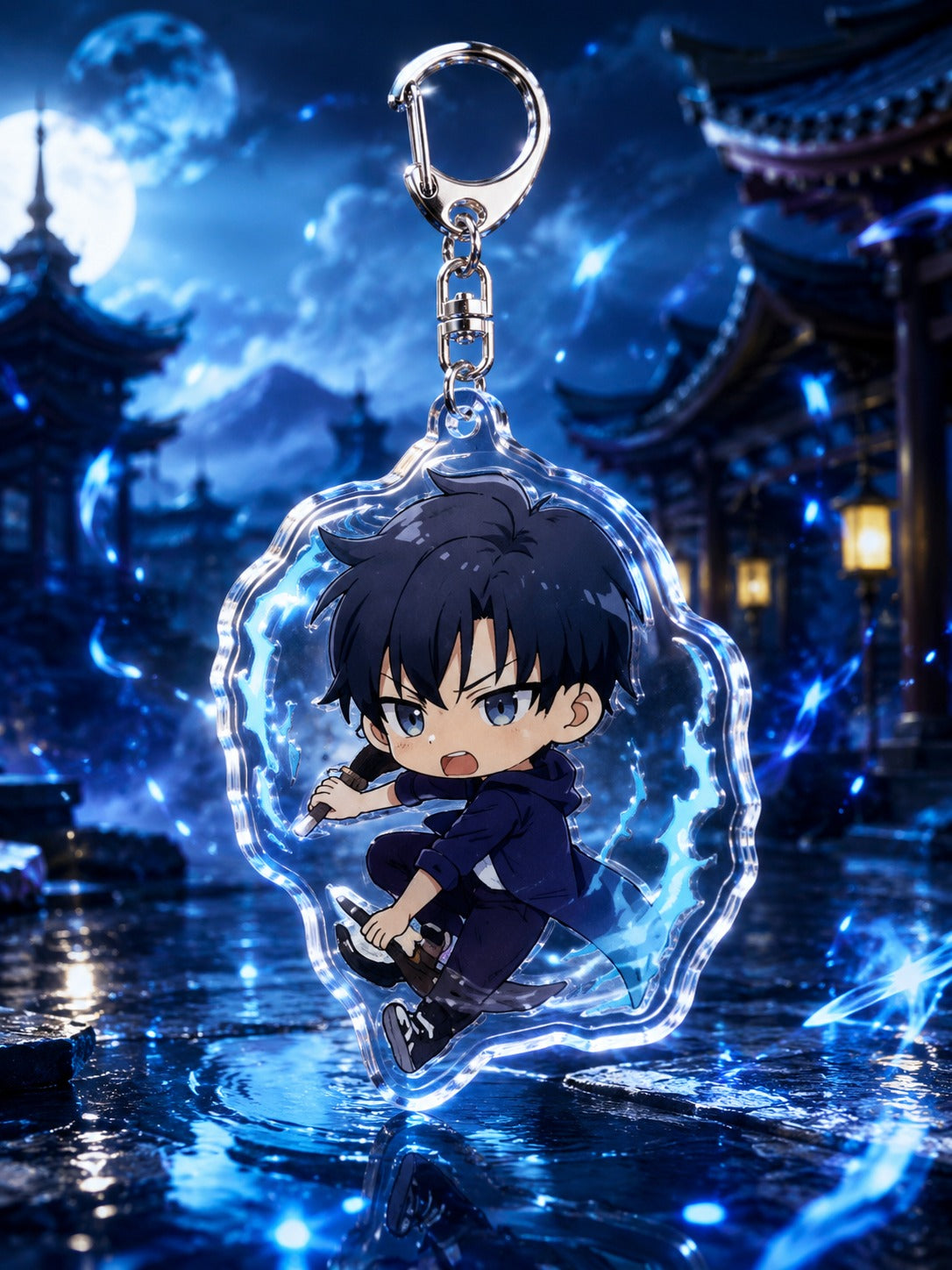 Solo Leveling: Chibi Character Acrylic Keychains