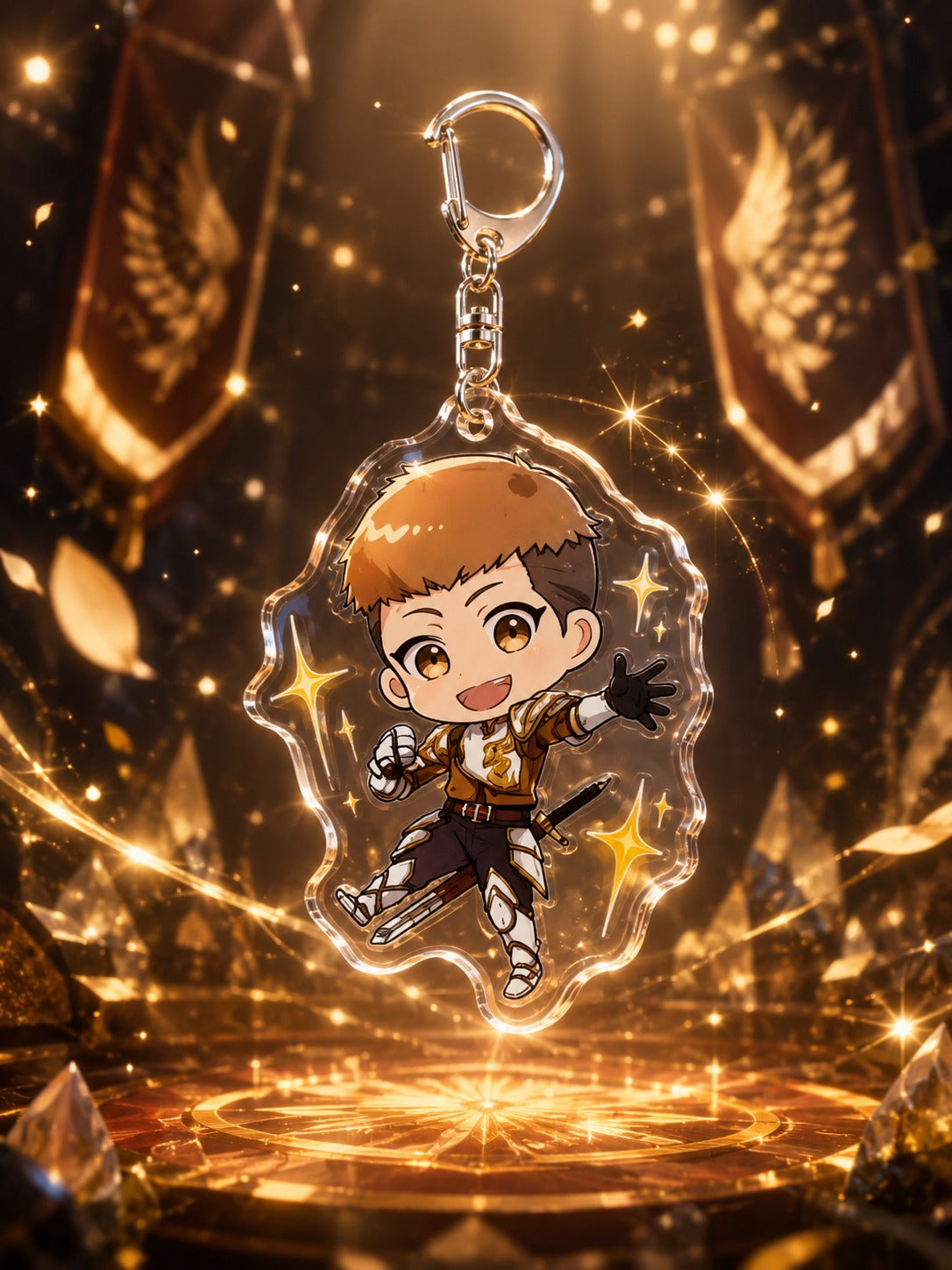 Solo Leveling: Chibi Character Acrylic Keychains