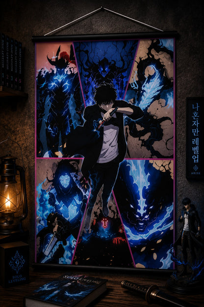 Solo Leveling: Sung Jinwoo Wall Scroll