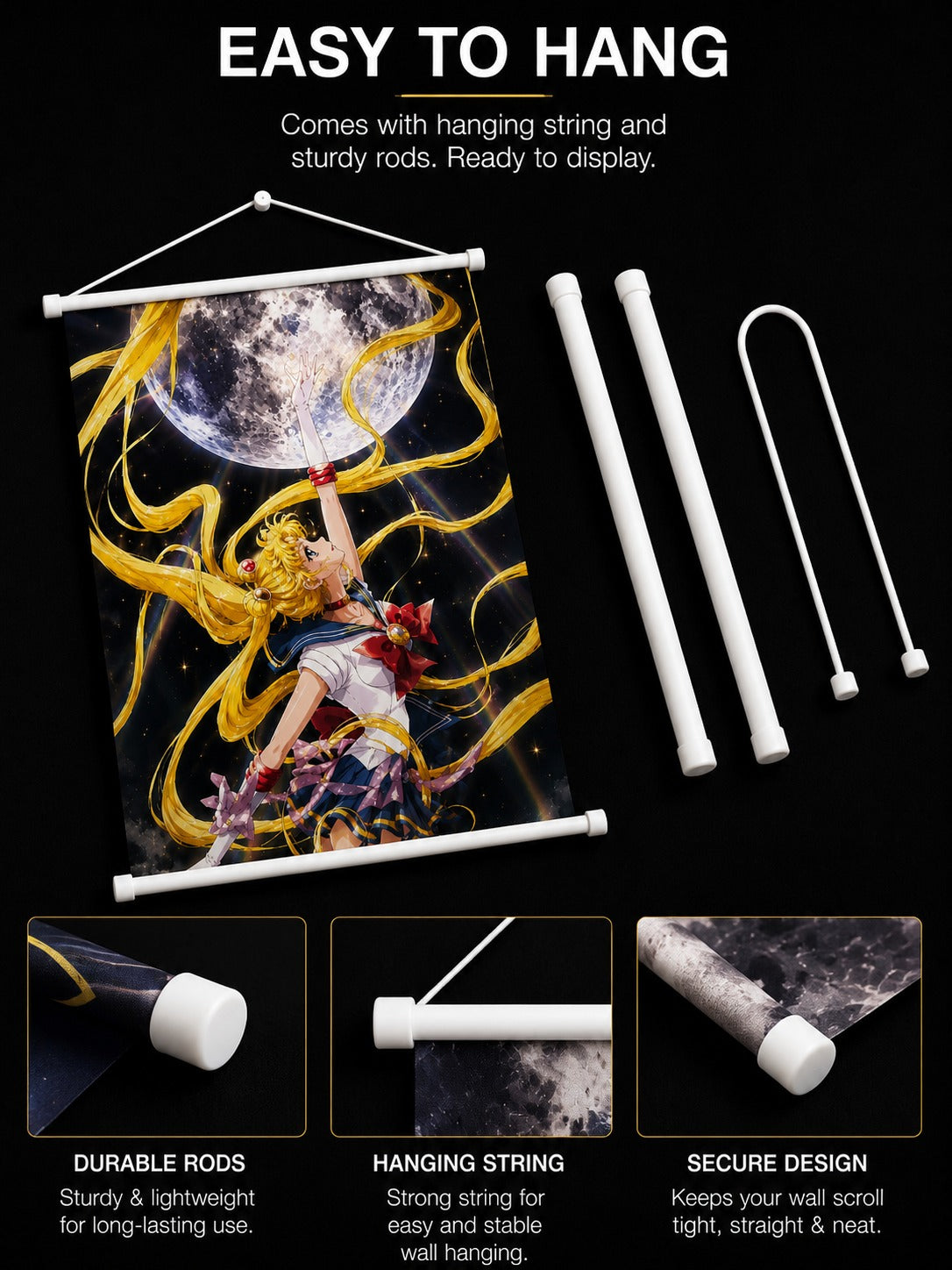 Sailor Moon: Moonlight Destiny Wall Scroll