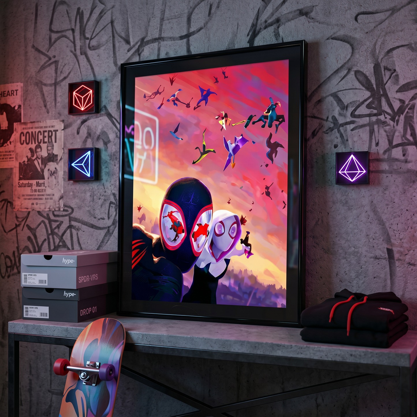 Spiderman: Multiversal Leap 3D Poster