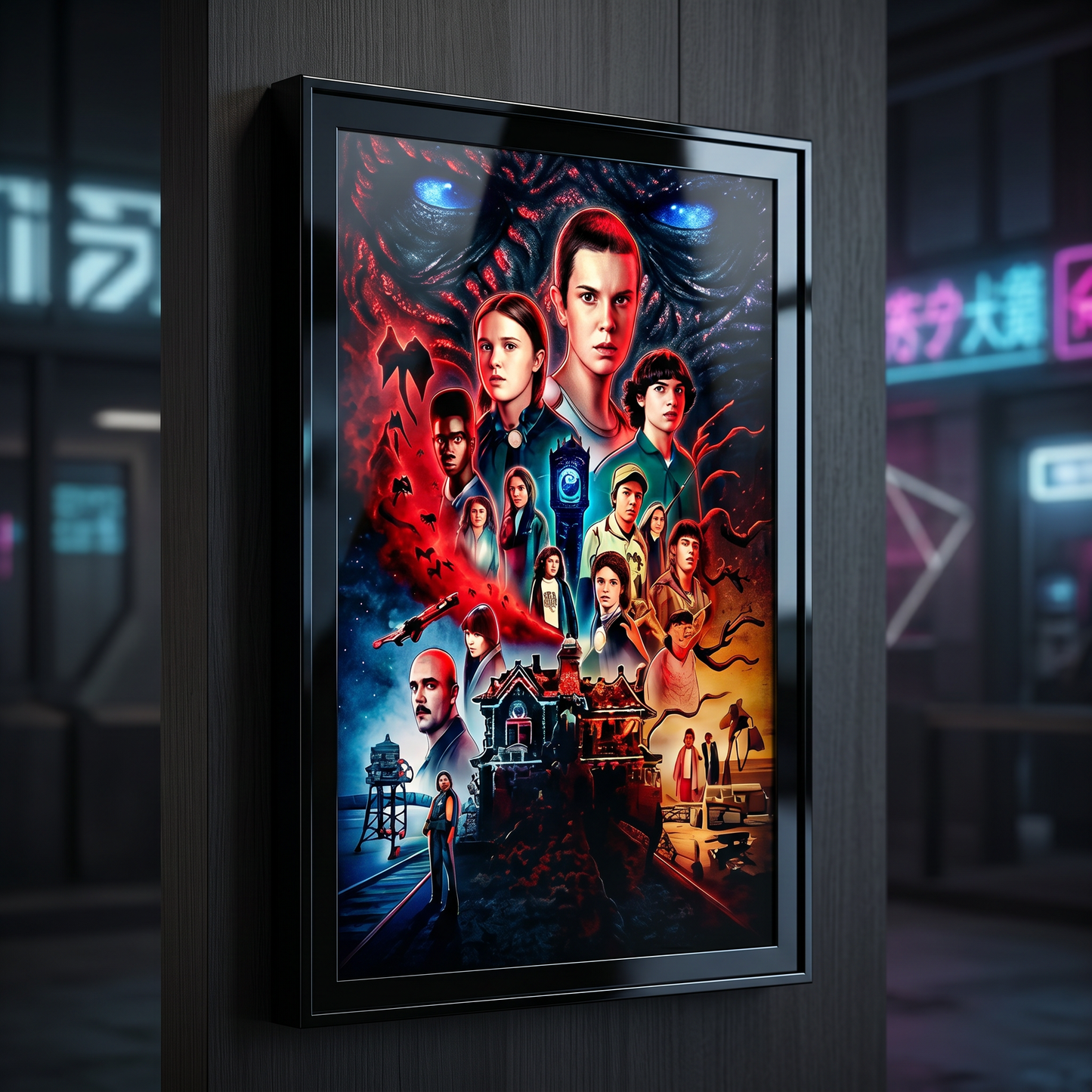 Stranger Things 3D Poster