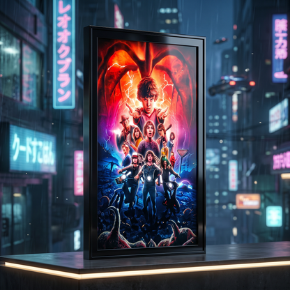 Stranger Things 3D Poster