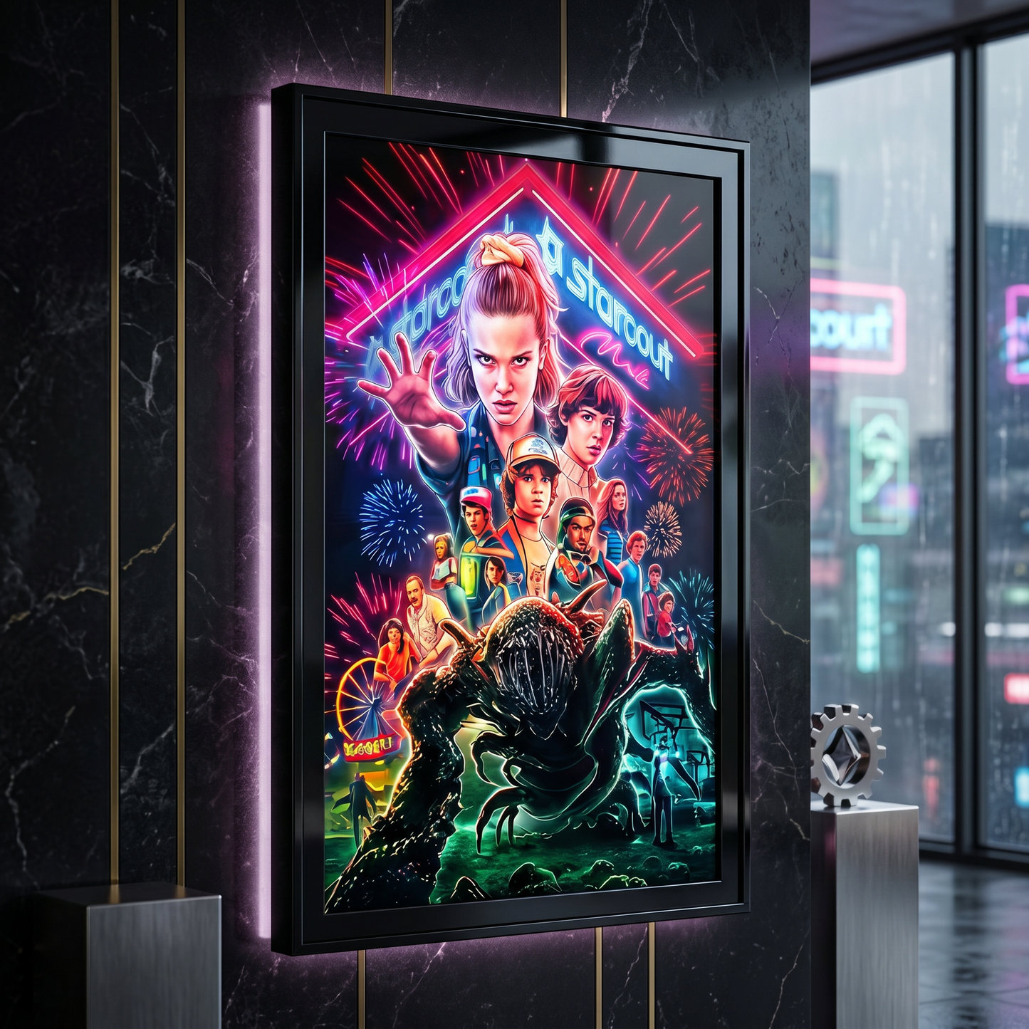 Stranger Things 3D Poster