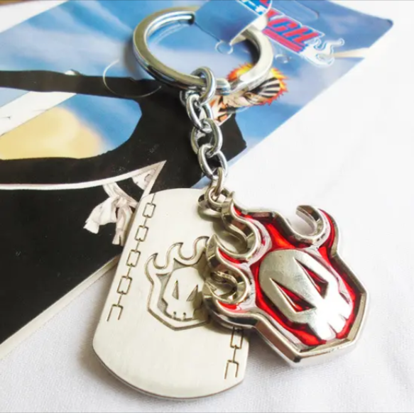 Metal Bleach Emblem Keychain