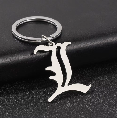 L Keychain – Silver Edition