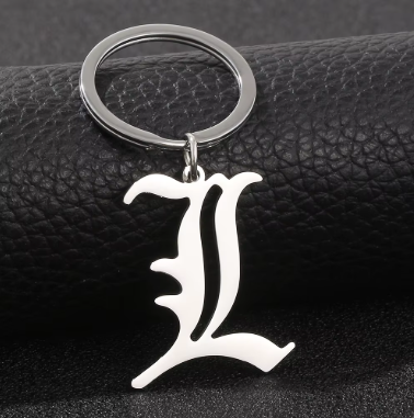 L Keychain – Silver Edition