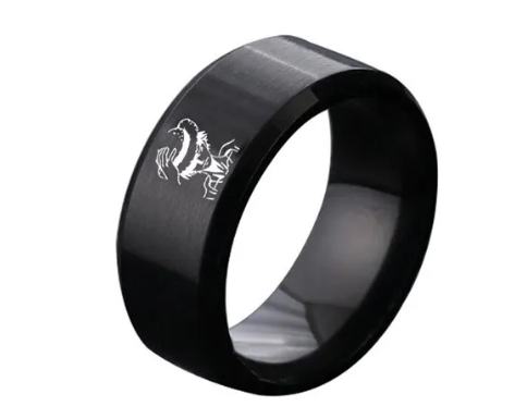 Luffy Jolly Roger Black Ring