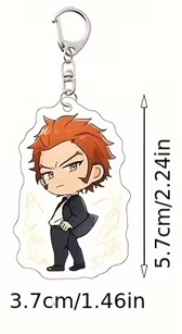 Baek Yoonho (White Tiger Guildmaster) Chibi Acrylic Keychain