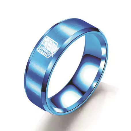 Blue Wings of Freedom Ring