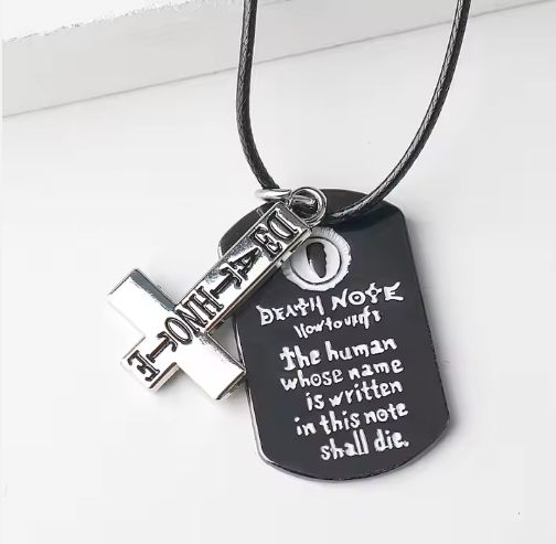 Death Note 2-Piece Dog Tag Necklace