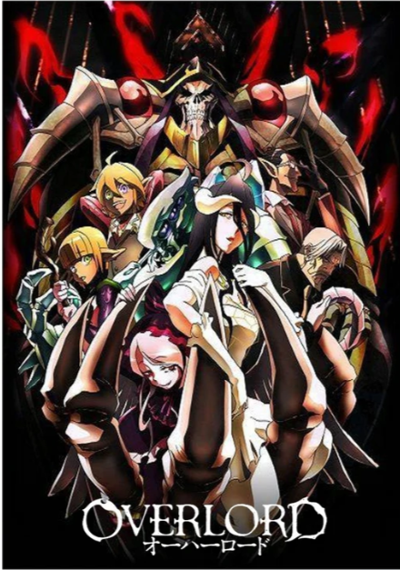 Overlord Anime Cover Metallic Poster