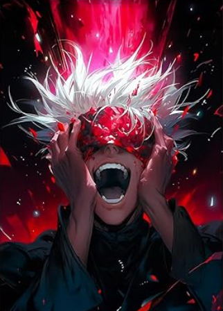 Gojo Madness Metallic Poster