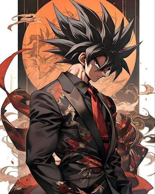 Yakuza Goku Metallic Poster