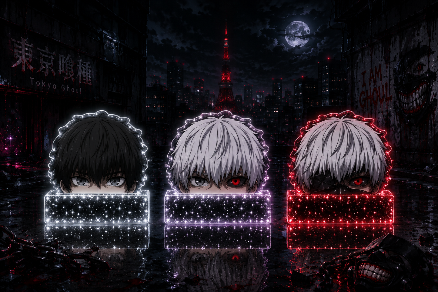 Tokyo Ghoul: Ken Kaneki 3D Sticker