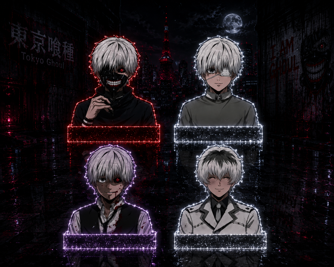 Tokyo Ghoul: Ken Kaneki 3D Sticker
