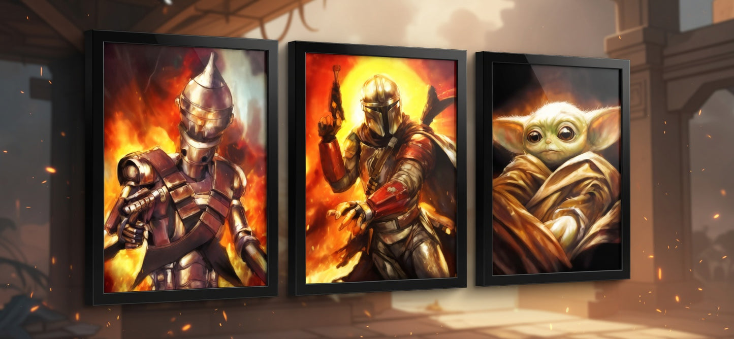 Mandalorian: The Vanguard 3D Poster