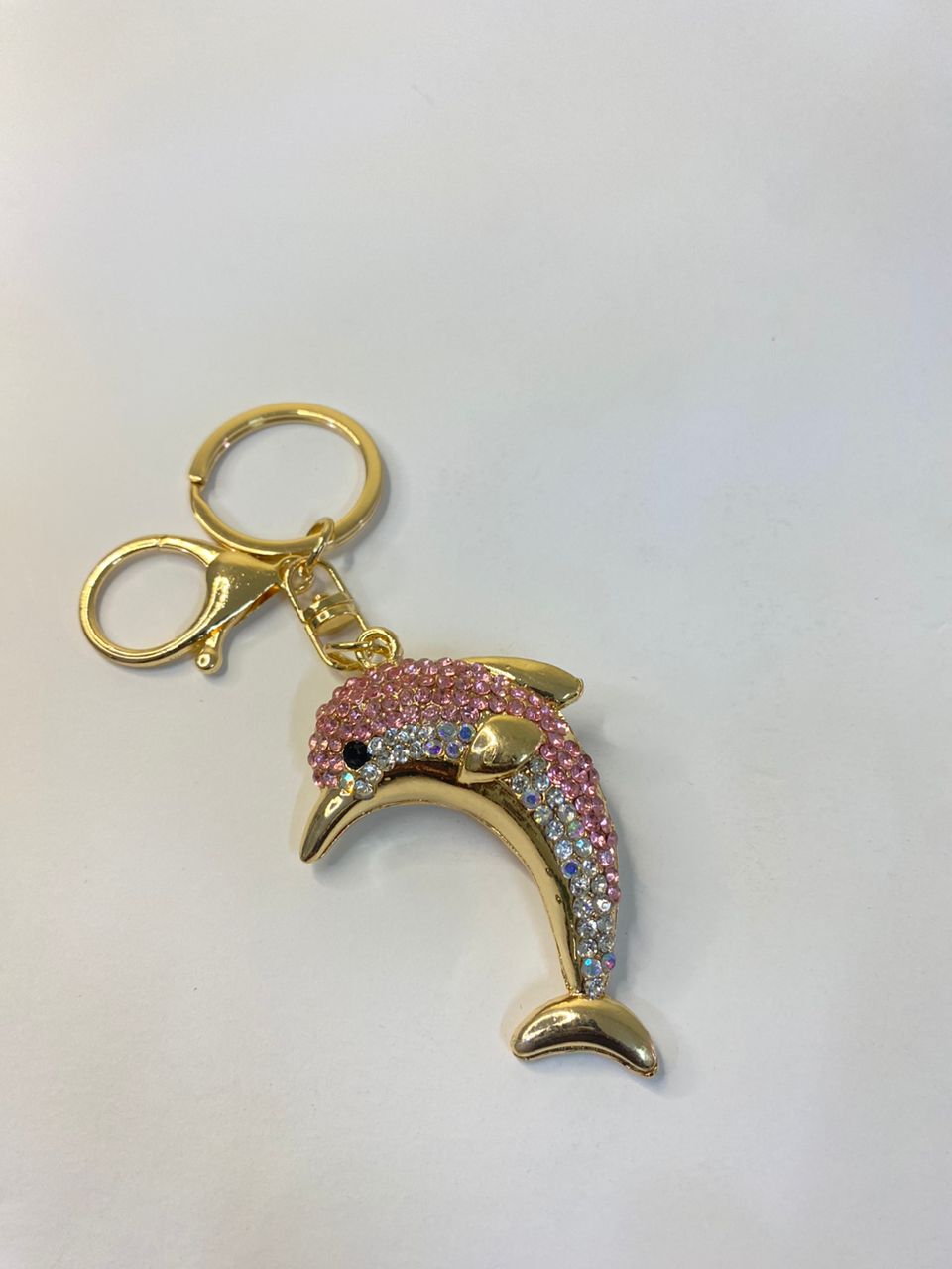 Pink Dolphin Keychain