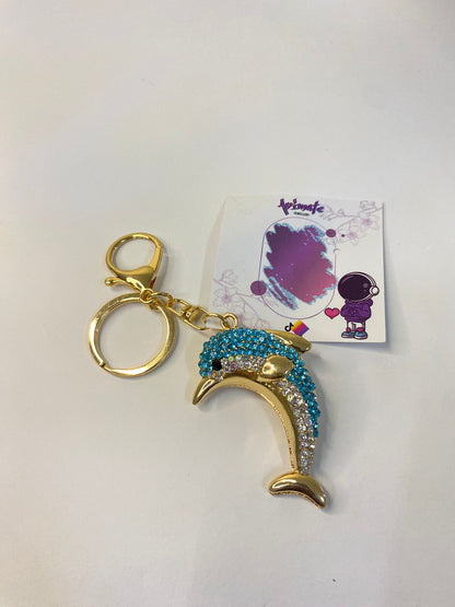 Blue Dolphin Keychain