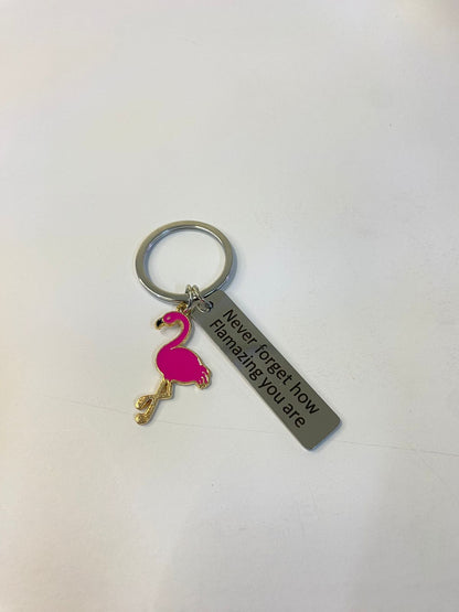 Flamingo Keychain