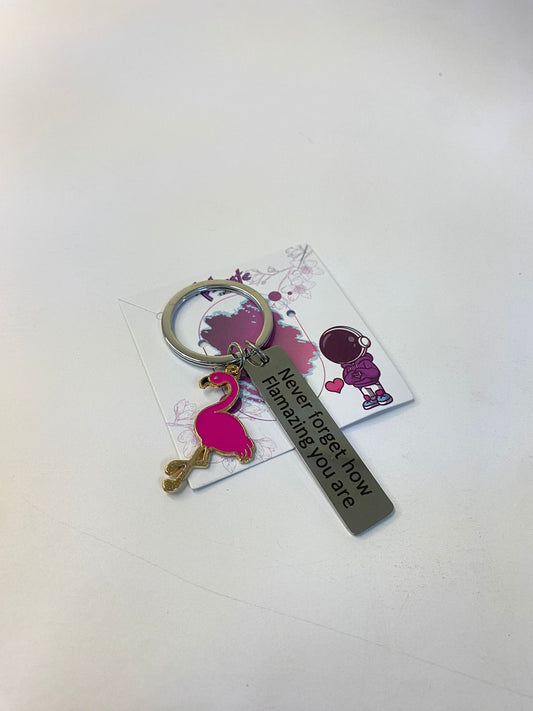 Flamingo Keychain