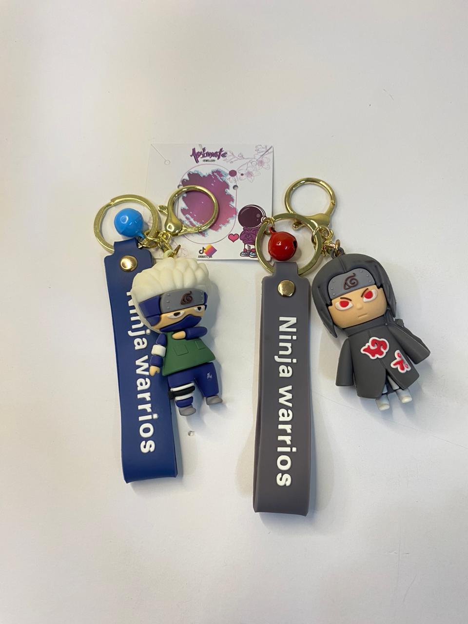 Kakashi PVC Keychain with Bell