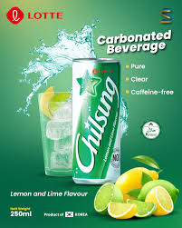 Lotte Chilsung Cider – Lemon-Lime (250ml Can)