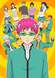 Saiki K. Anime Cover Metallic Poster