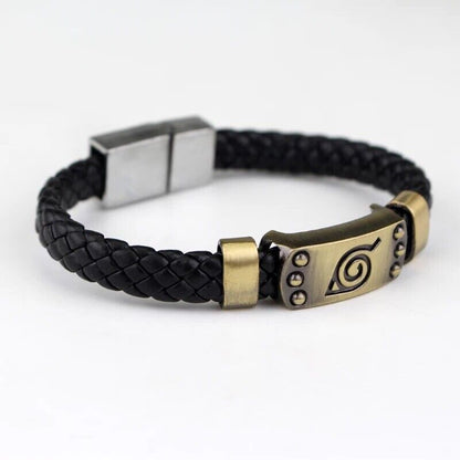 Rustic Hidden Leaf Insignia Bracelet